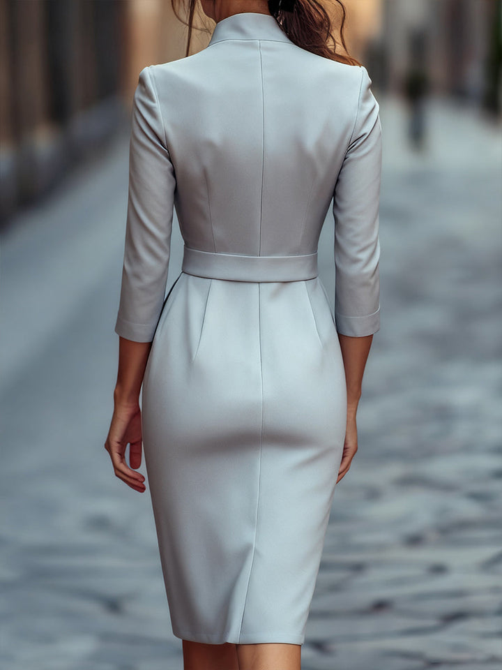 Bloomsbury™ | Belted Midi Dress