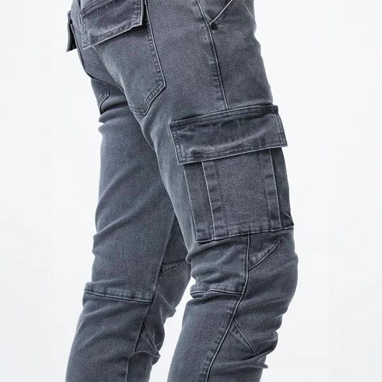 Brad™ | Slim Fit Cargo Jeans Built for Everyday Edge