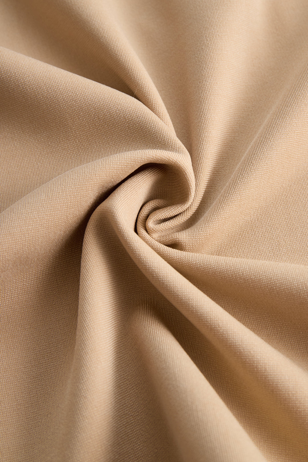 Sophisticated Beige Belted Dress