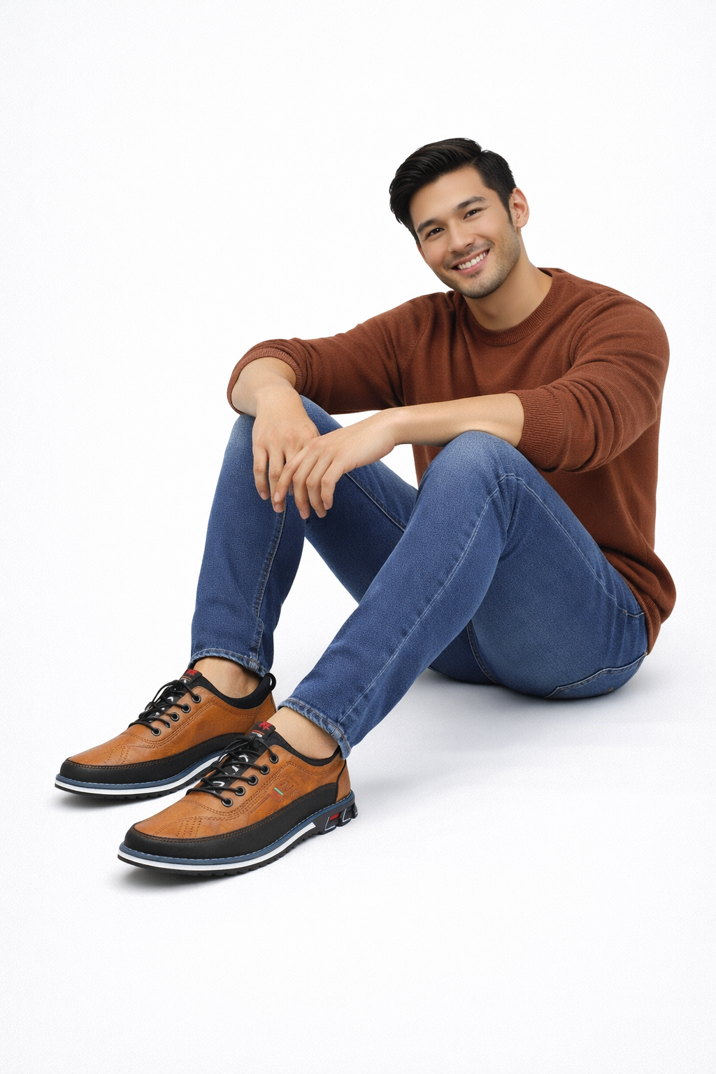 Kash Men's Leather Shoes – Classic Design, Everyday Comfort & Elegant Style