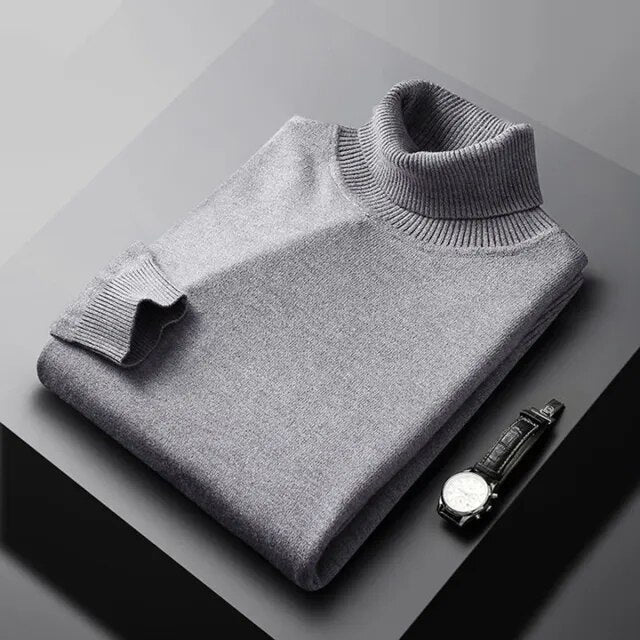 Benedict™ | Classic Turtleneck Knit Jumper