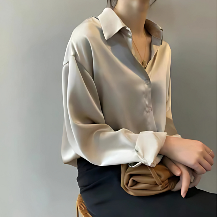 Camila – Classic Button-Up Blouse