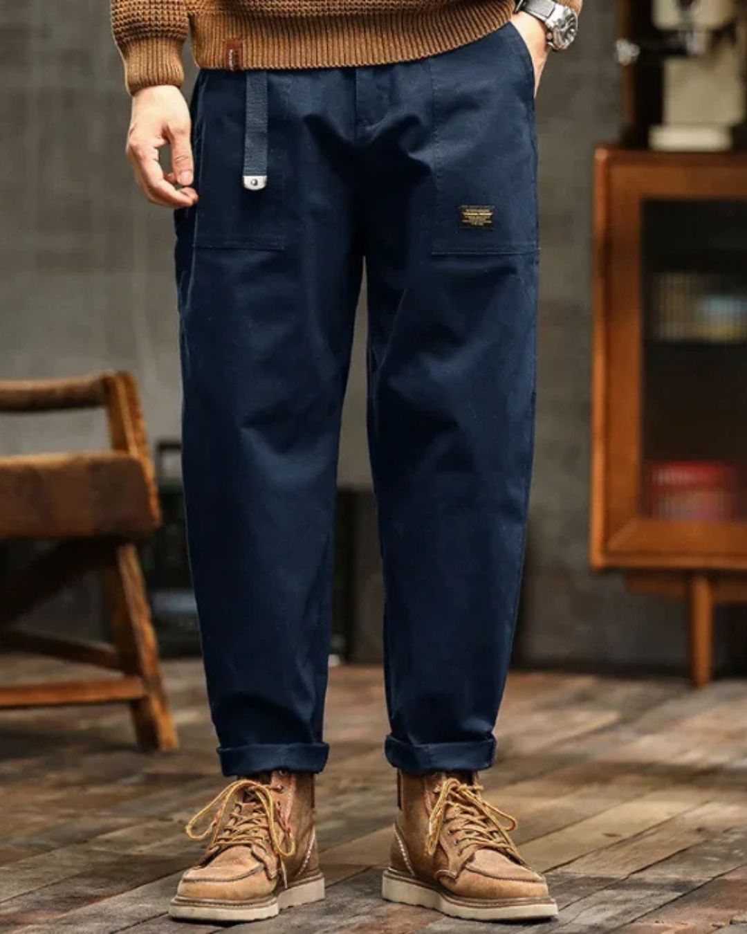 Brantham™ | Vintage Relaxed Cargo Trousers