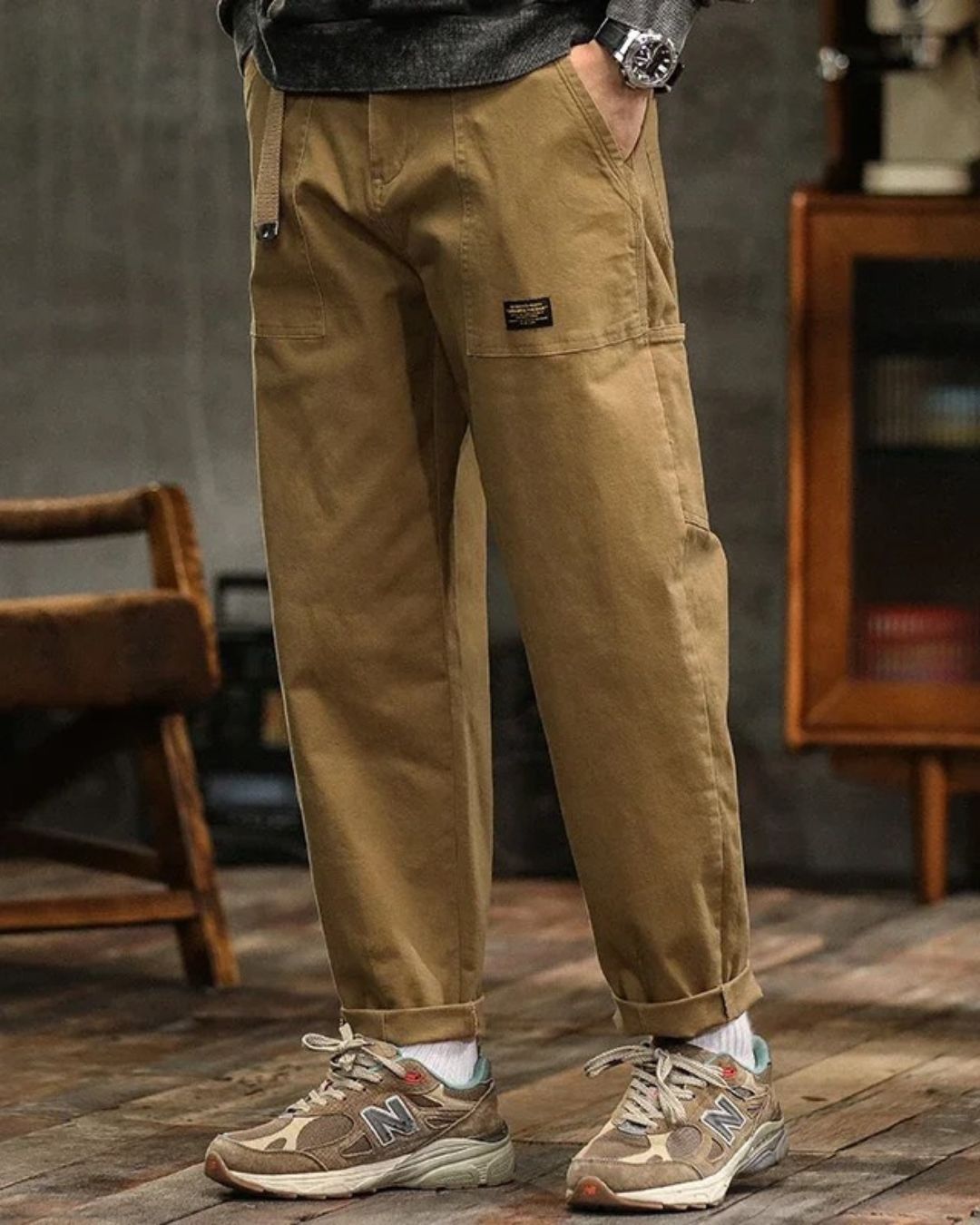 Brantham™ | Vintage Relaxed Cargo Trousers