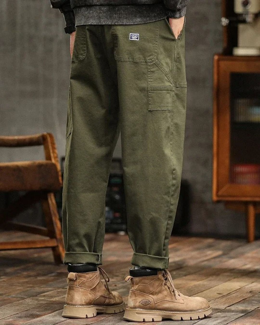 Brantham™ | Vintage Relaxed Cargo Trousers