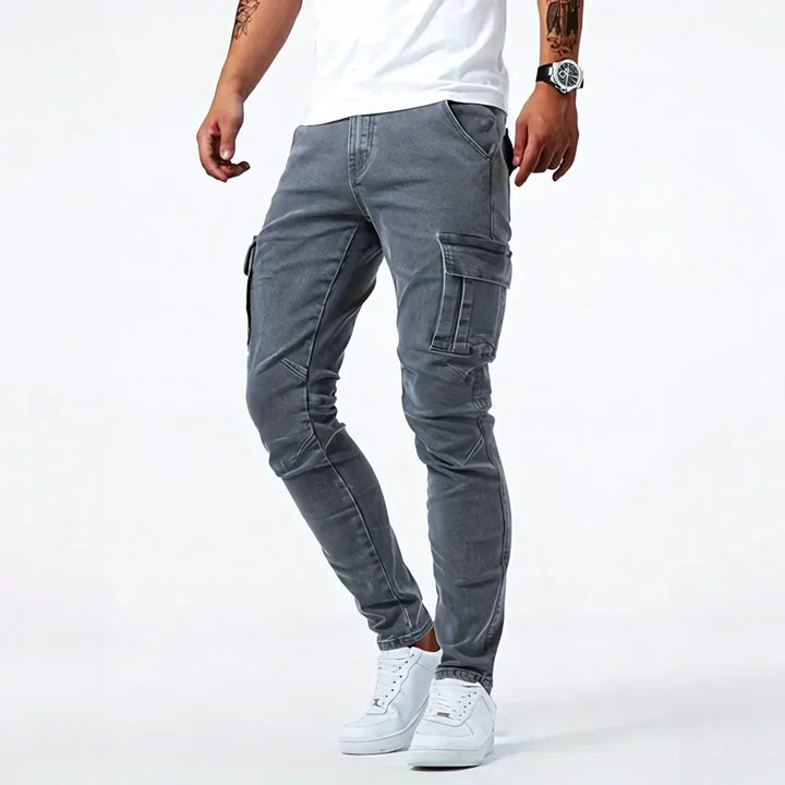Brad™ | Slim Fit Cargo Jeans Built for Everyday Edge