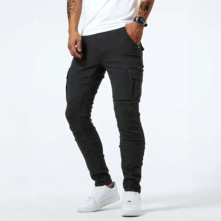 Brad™ | Slim Fit Cargo Jeans Built for Everyday Edge
