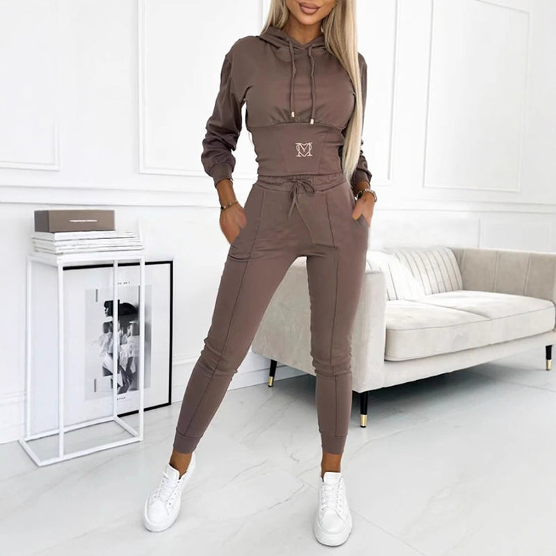 Octavia – Elegant Cotton Tracksuit with a Flattering Fit